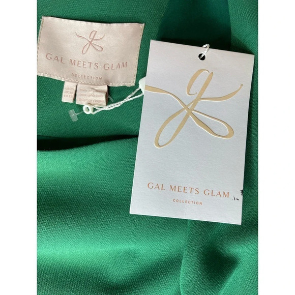 Gal Meets Glam Holly Square Neck Long sleeve Fit and Flare Dress size 12 NWT - Picture 11 of 13